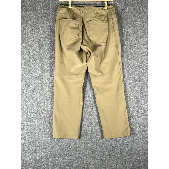Lululemon Pants ABC Slim Fit 5 Pocket Tan Mens Size 34x28 - Picture 2 of 10